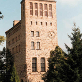 <span style="font-family: Arial">Blick zum Turm, früher Palas</span>